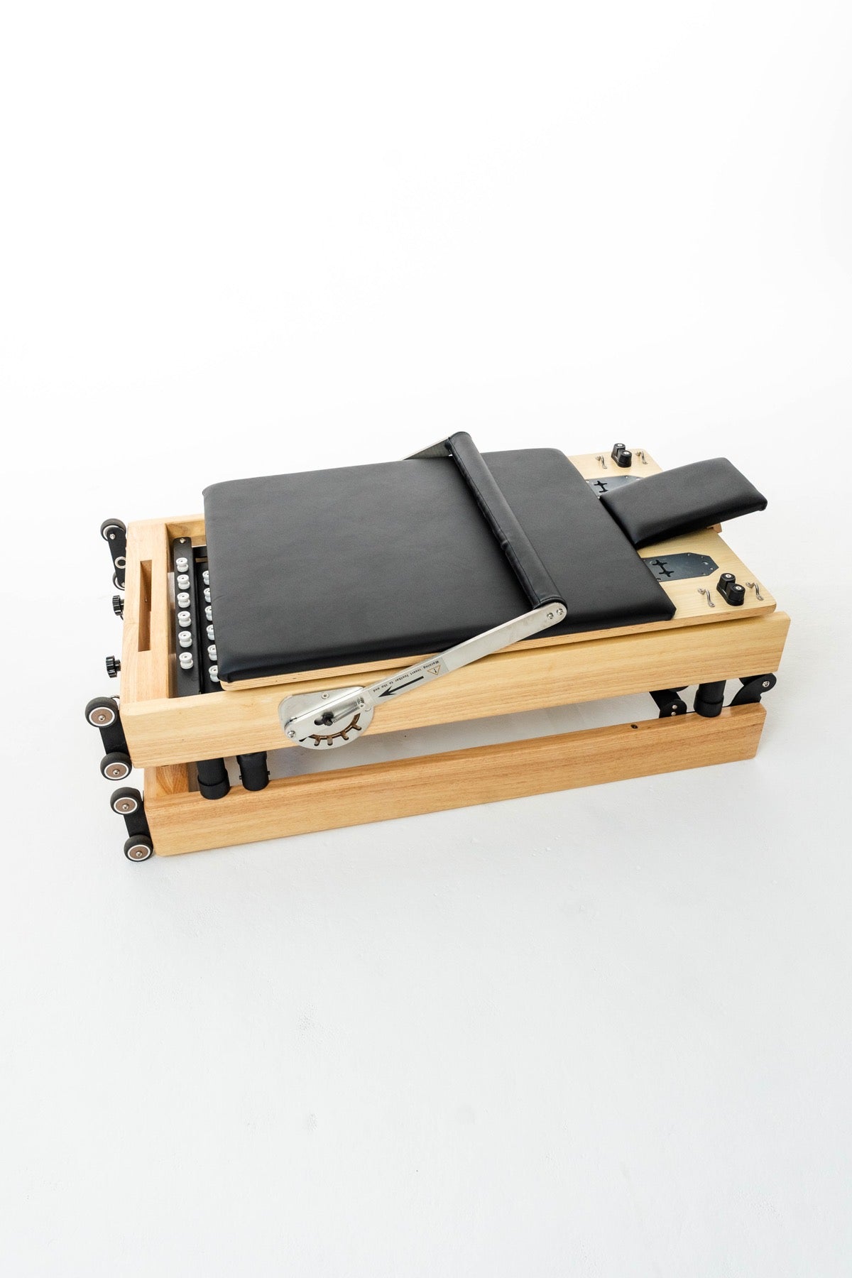 The reformer folded flat for storage